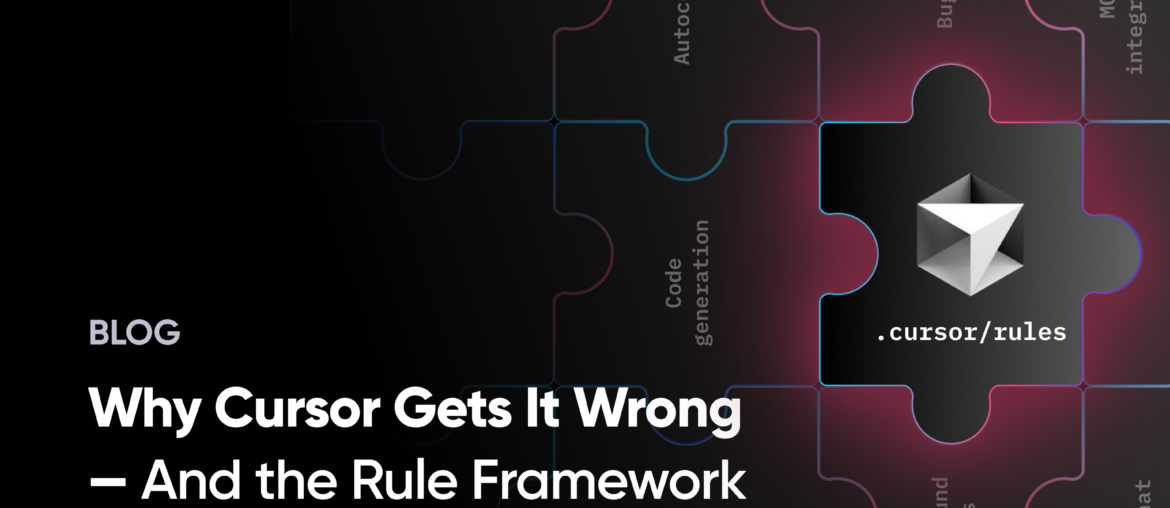 Why Cursor Gets It Wrong—And the Rule Framework That Makes It Shine